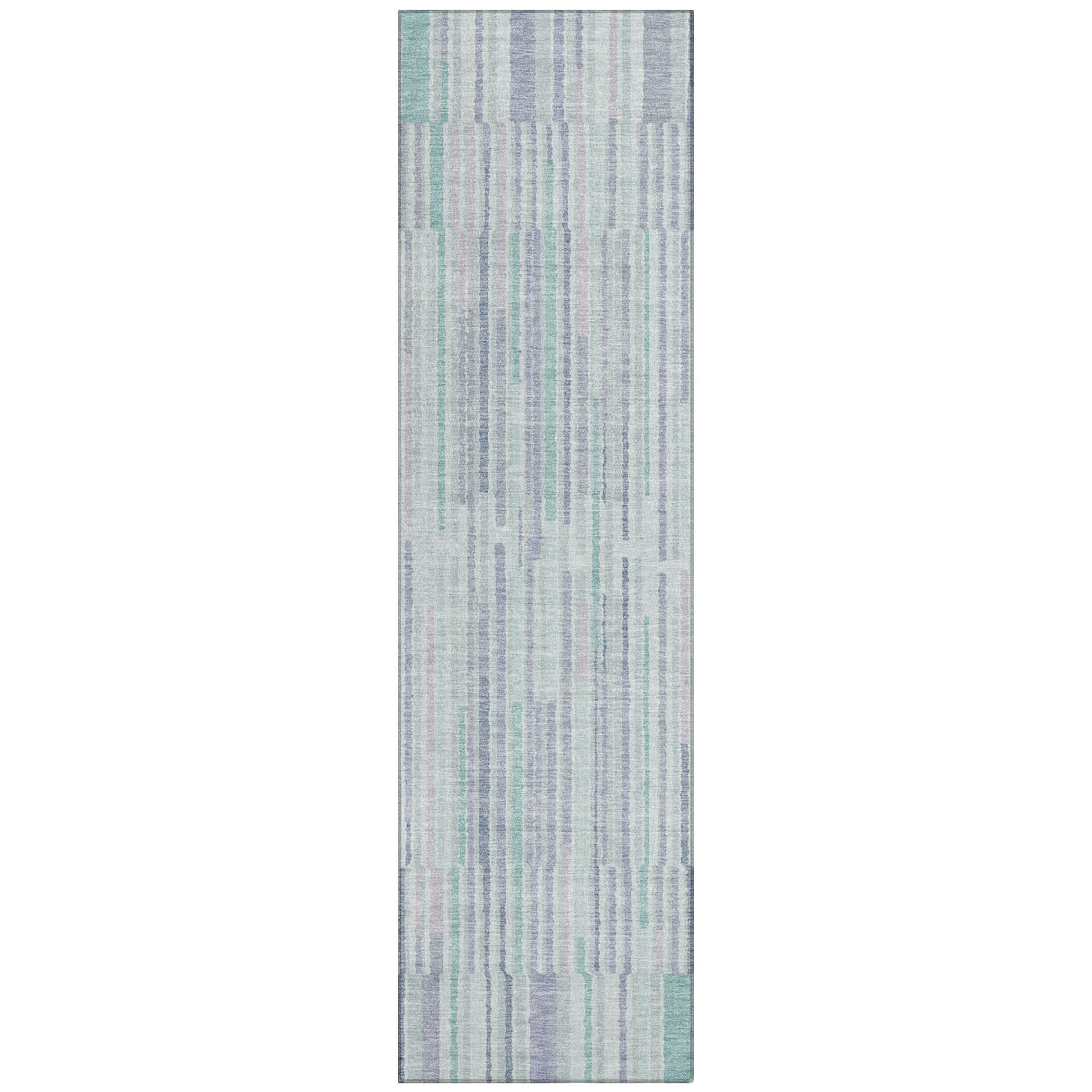 Addison Chantille ACN2102 Stripes Machine Made Transitional Mint Rug
