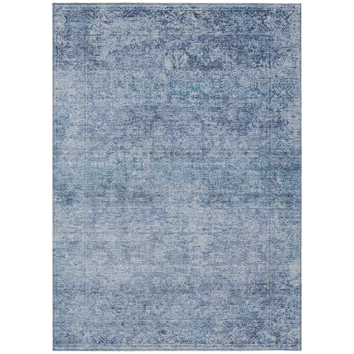 Addison Chantille ACN2103 Global Machine Made Traditional Blue Rug