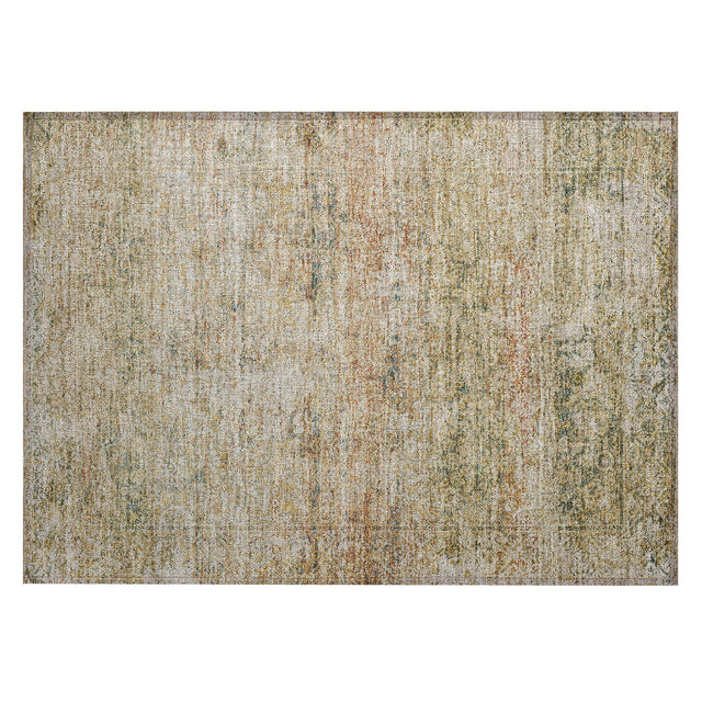 Addison Chantille ACN2103 Global Machine Made Traditional Gold Rug