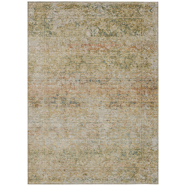 Addison Chantille ACN2103 Global Machine Made Traditional Gold Rug