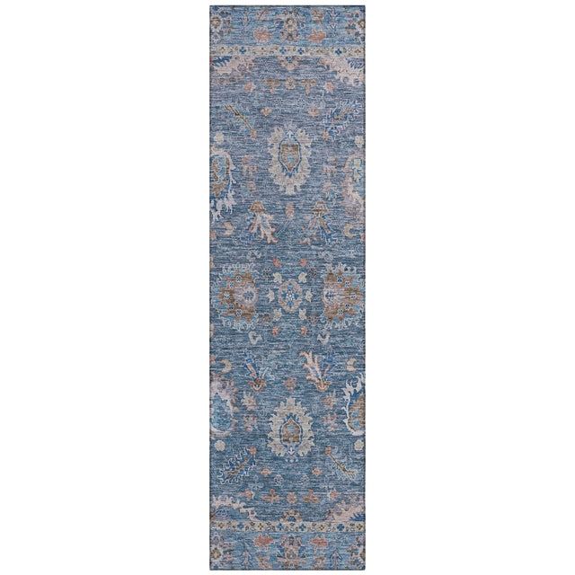 Addison Chantille ACN2104 Global Machine Made Traditional Blue Rug