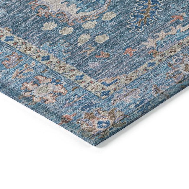 Addison Chantille ACN2104 Global Machine Made Traditional Blue Rug