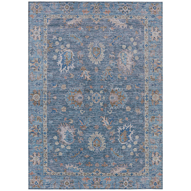 Addison Chantille ACN2104 Global Machine Made Traditional Blue Rug