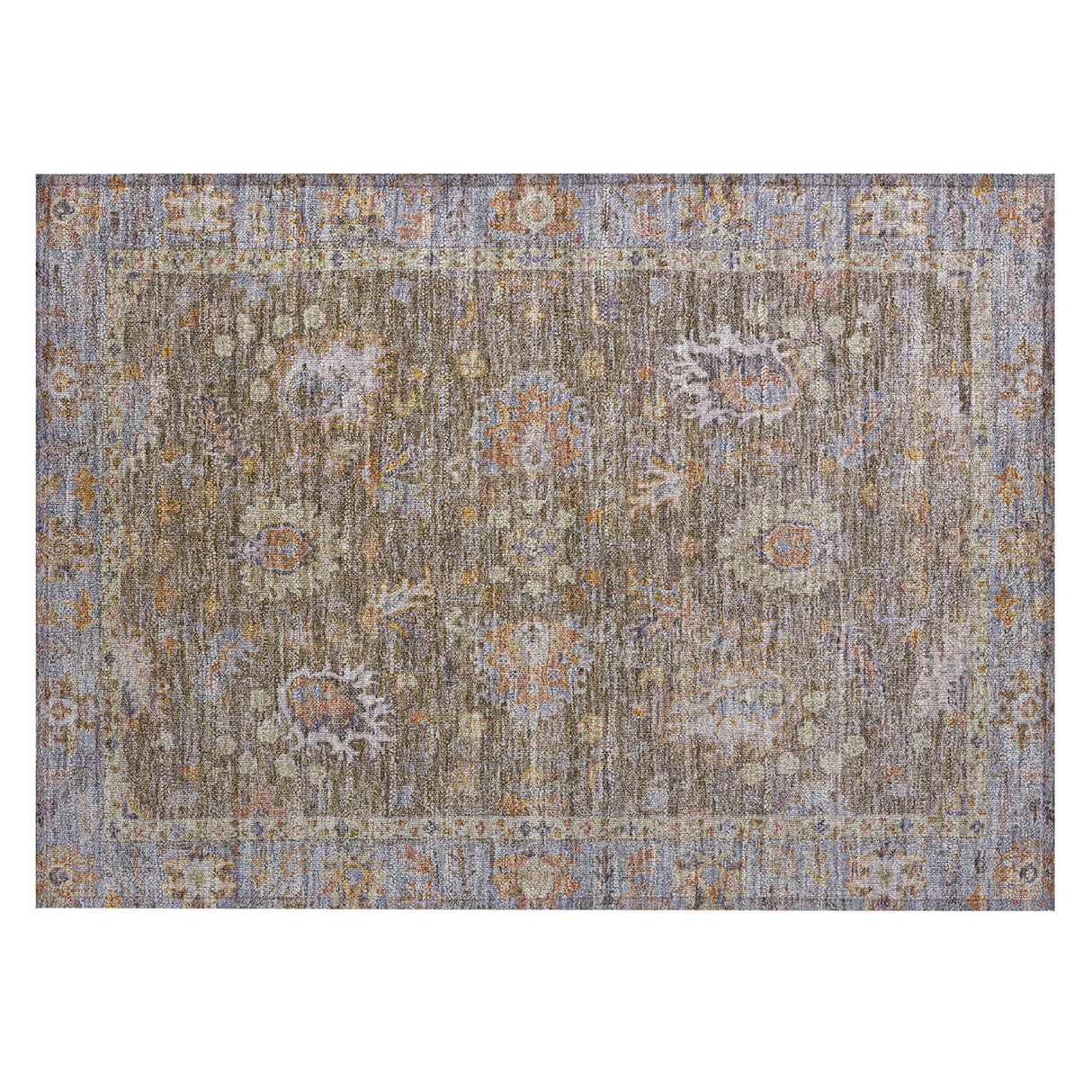 Addison Chantille ACN2104 Global Machine Made Traditional Brown Rug