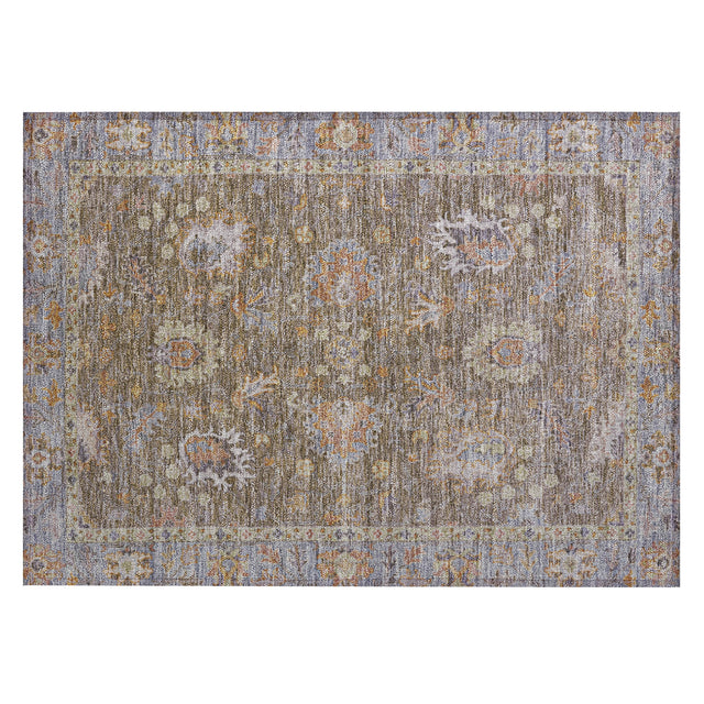 Addison Chantille ACN2104 Global Machine Made Traditional Brown Rug