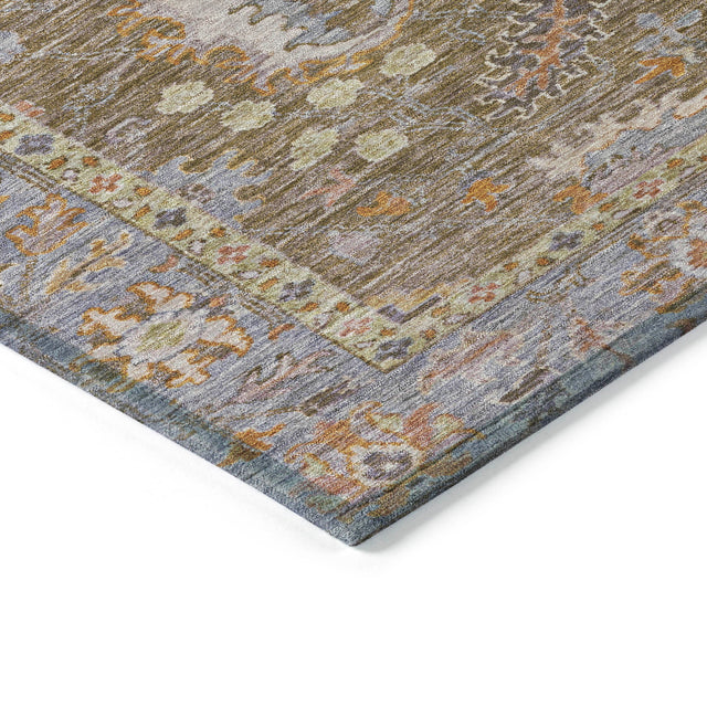 Addison Chantille ACN2104 Global Machine Made Traditional Brown Rug