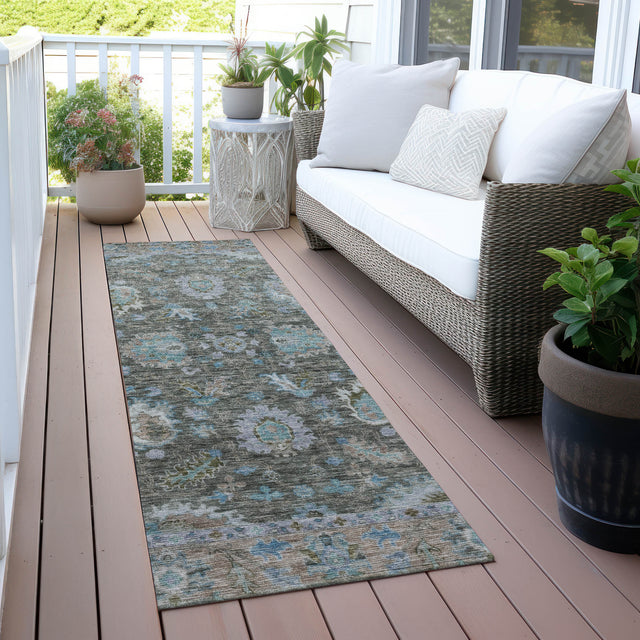 Addison Chantille ACN2104 Global Machine Made Traditional Fern Rug