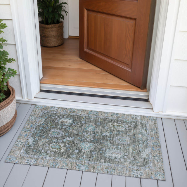 Addison Chantille ACN2104 Global Machine Made Traditional Fern Rug