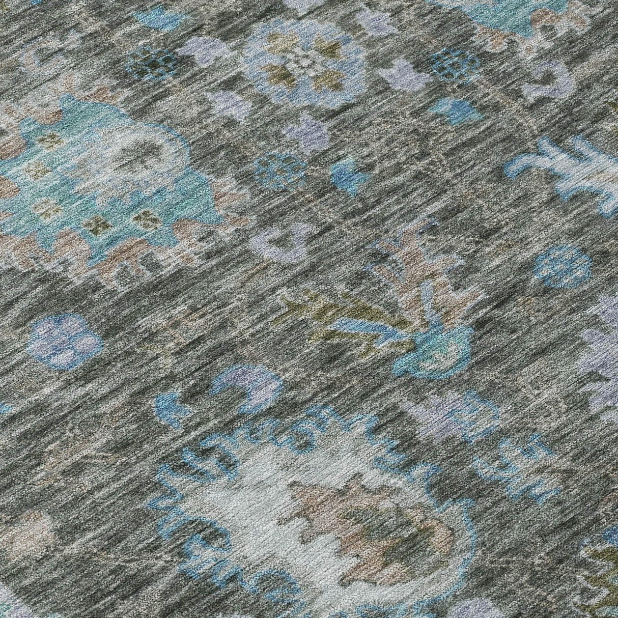 Addison Chantille ACN2104 Global Machine Made Traditional Fern Rug