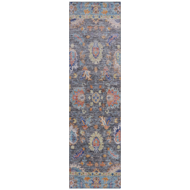 Addison Chantille ACN2104 Global Machine Made Traditional Gray Rug