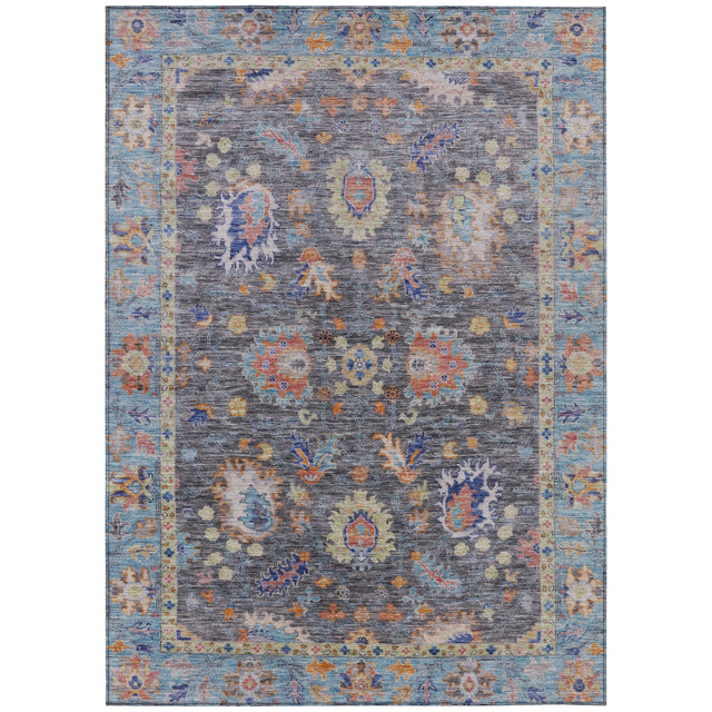 Addison Chantille ACN2104 Global Machine Made Traditional Gray Rug