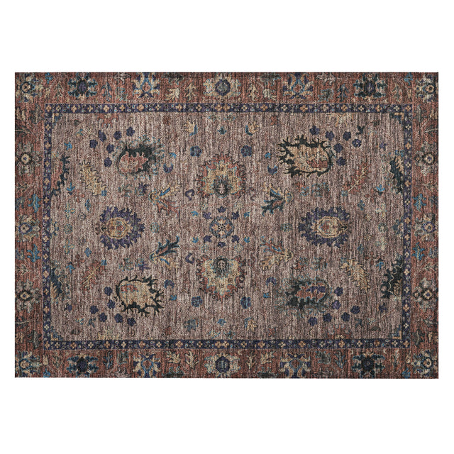 Addison Chantille ACN2104 Global Machine Made Traditional Mocha Rug