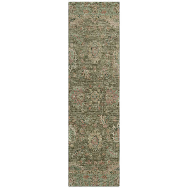 Addison Chantille ACN2104 Global Machine Made Traditional Olive Rug
