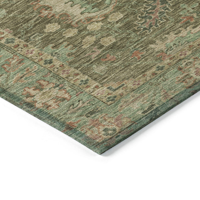Addison Chantille ACN2104 Global Machine Made Traditional Olive Rug