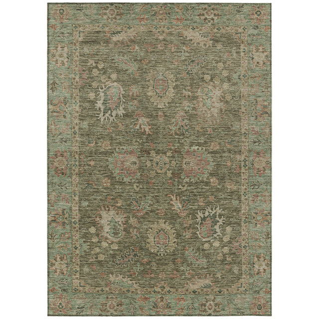 Addison Chantille ACN2104 Global Machine Made Traditional Olive Rug