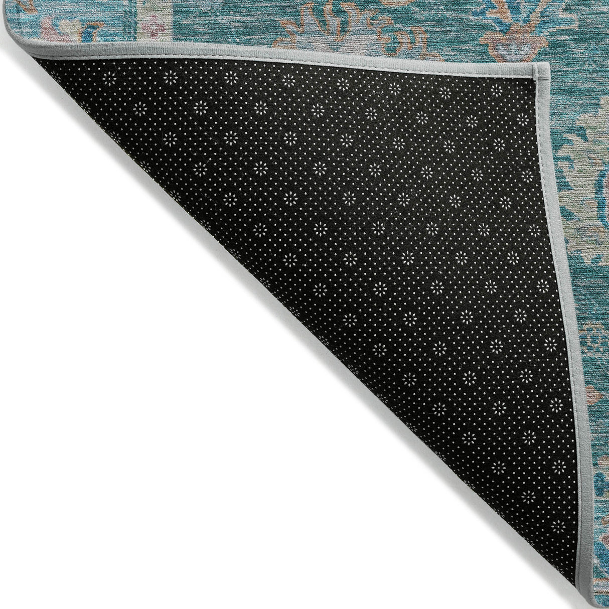 Addison Chantille ACN2104 Global Machine Made Traditional Teal Rug