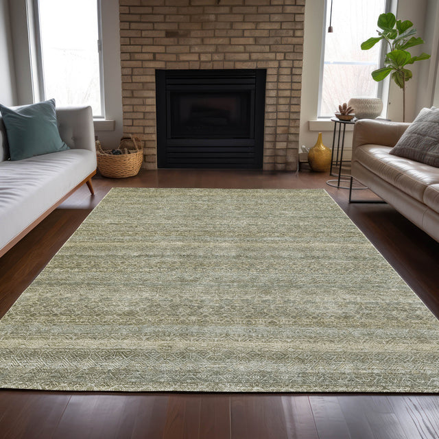 Addison Chantille ACN2105 Stripes Machine Made Transitional Linen Rug