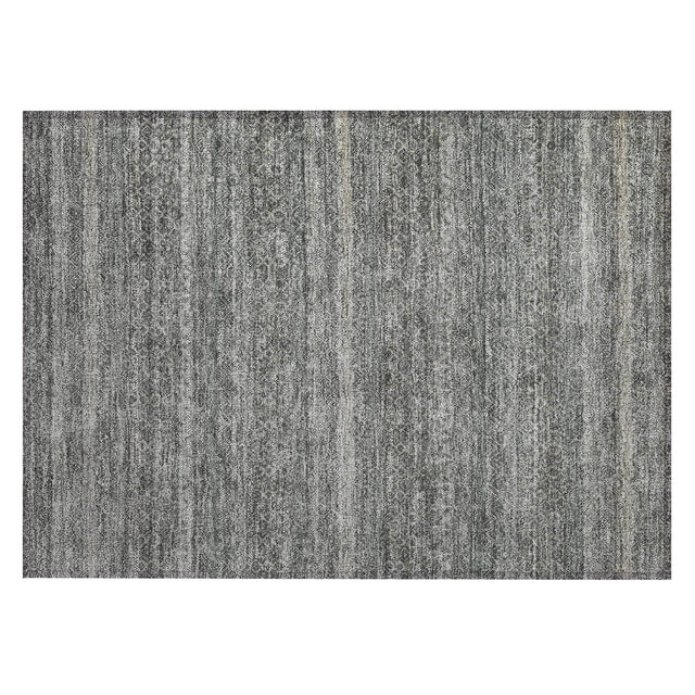Addison Chantille ACN2105 Stripes Machine Made Transitional Pewter Rug
