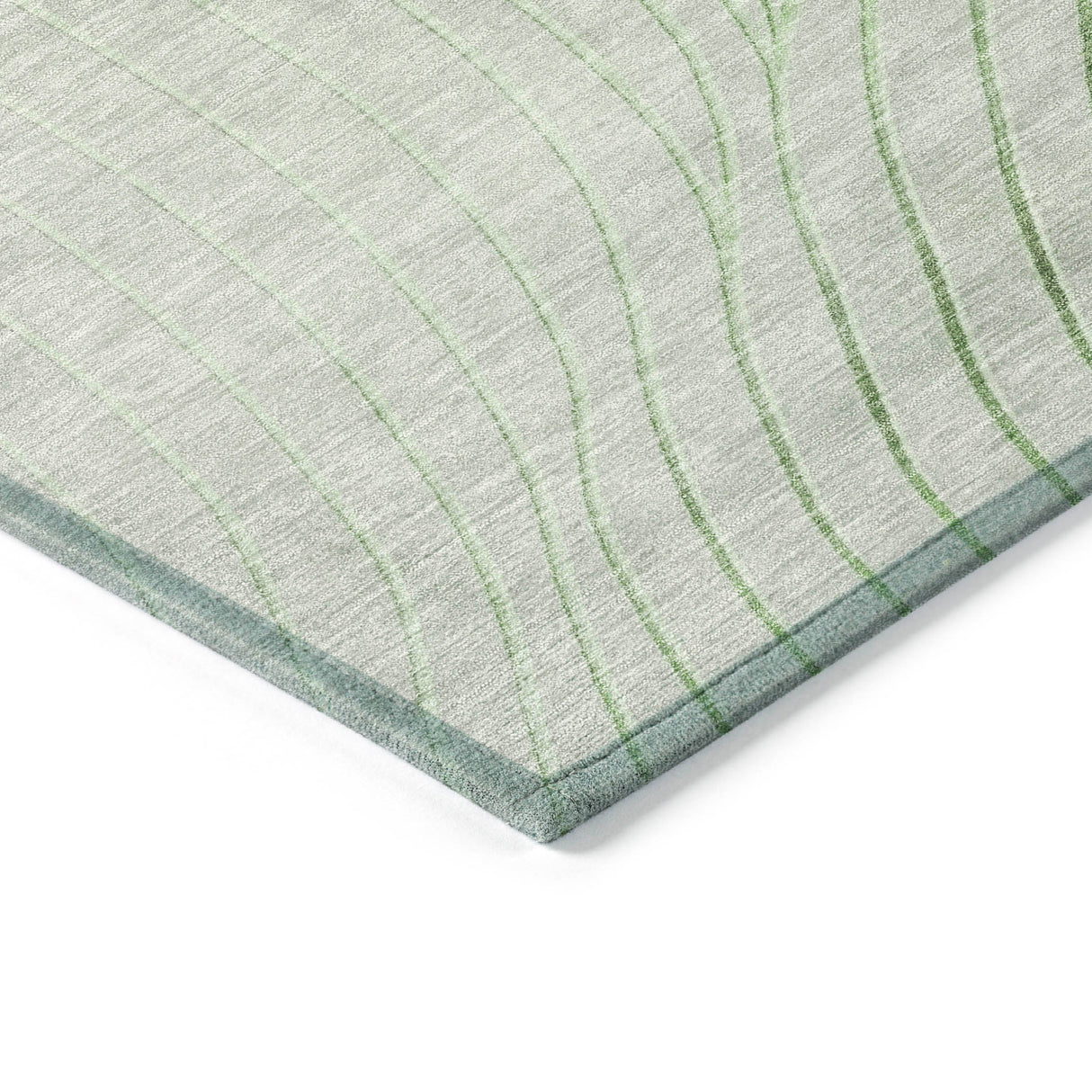 Addison Chantille ACN2107 Swirls Machine Made Transitional Aloe Rug