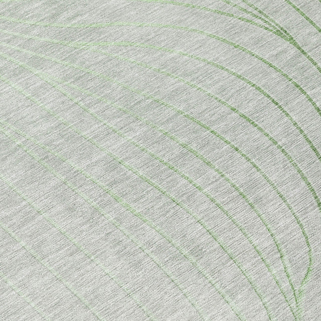 Addison Chantille ACN2107 Swirls Machine Made Transitional Aloe Rug