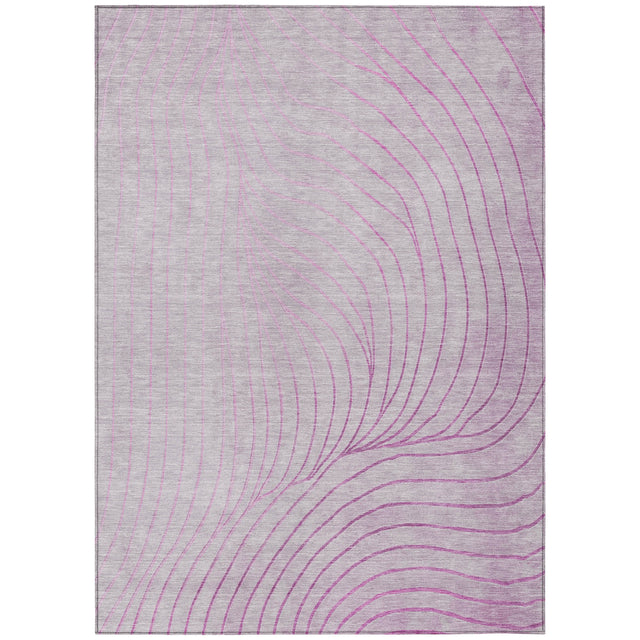 Addison Chantille ACN2107 Swirls Machine Made Transitional Blush Rug