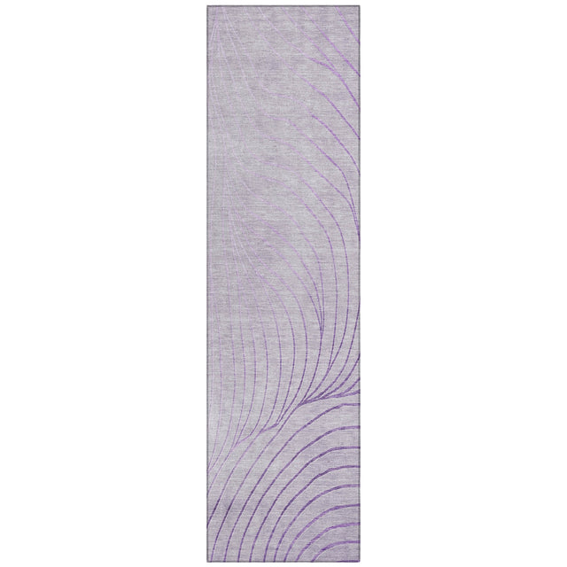 Addison Chantille ACN2107 Swirls Machine Made Transitional Lavender Rug