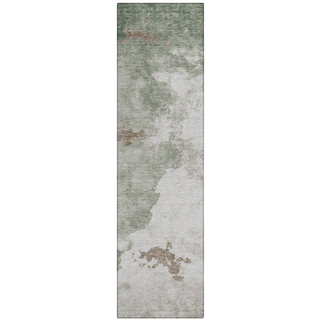 Addison Chantille ACN2108 Abstract Machine Made Transitional Aloe Rug