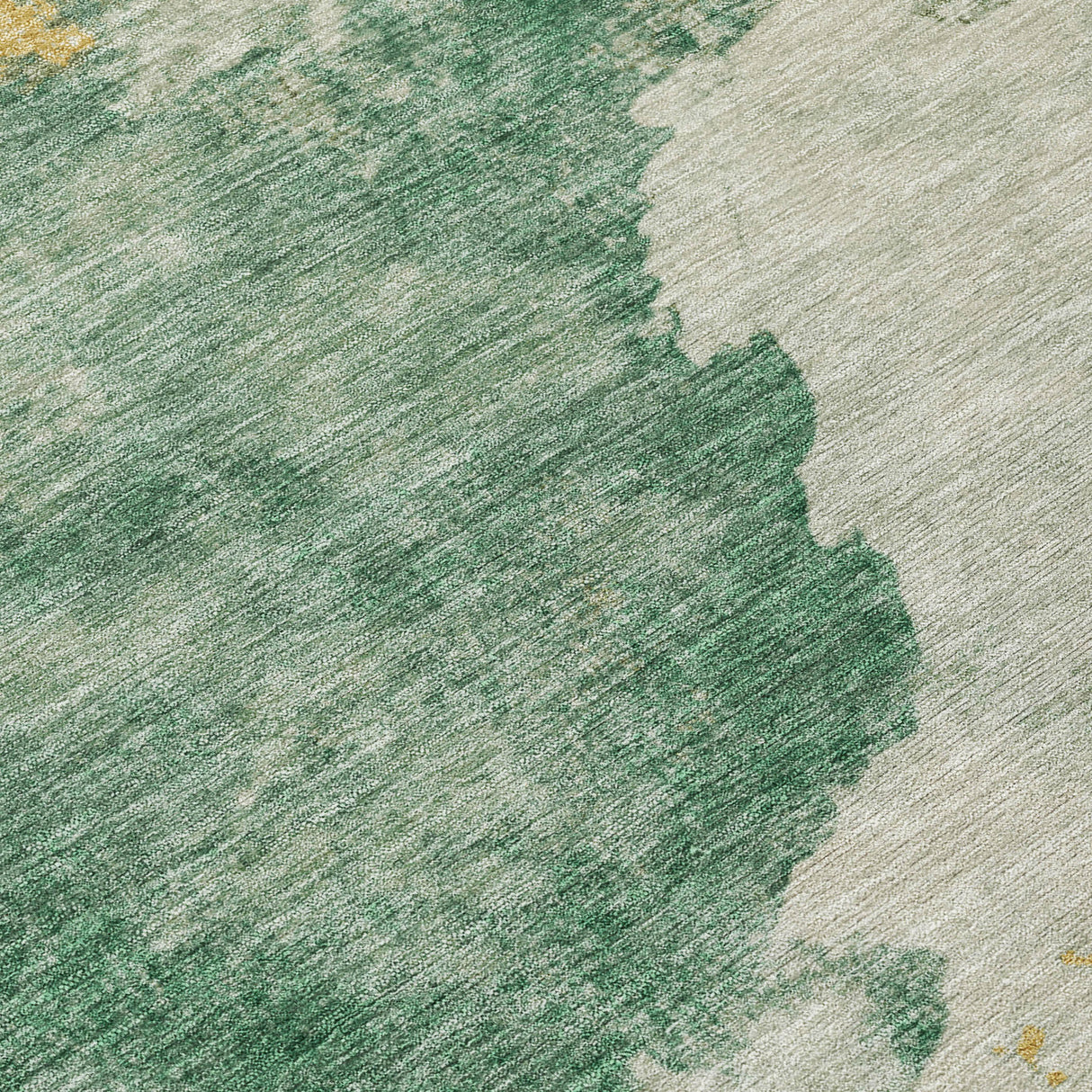 Addison Chantille ACN2108 Abstract Machine Made Transitional Emerald Rug