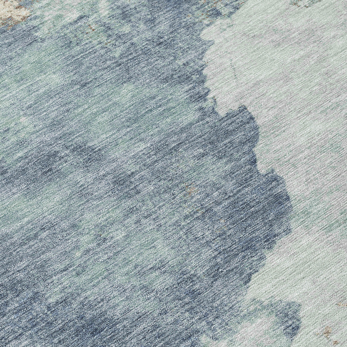 Addison Chantille ACN2108 Abstract Machine Made Transitional Seafoam Rug