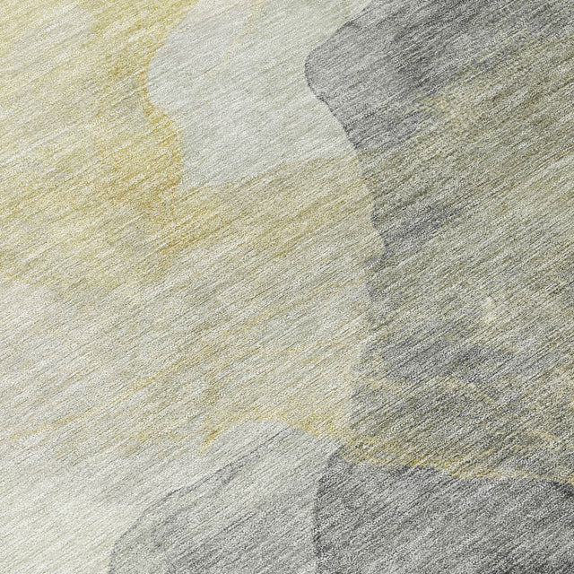 Addison Chantille ACN2109 Abstract Machine Made Transitional Beige Rug