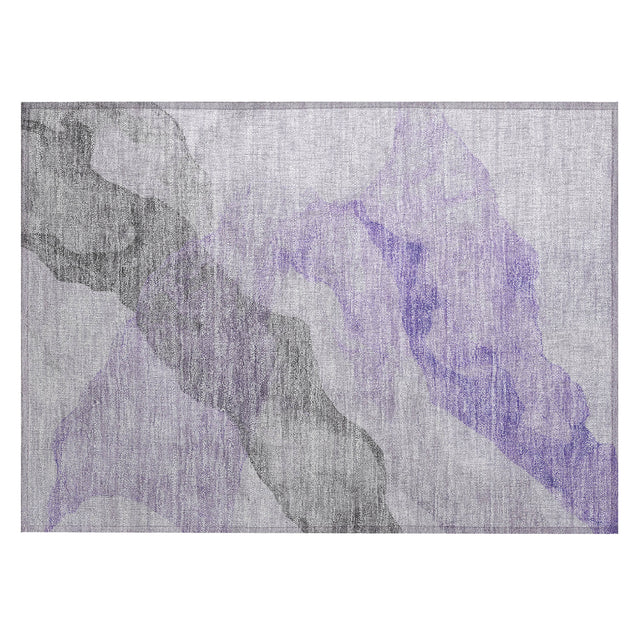 Addison Chantille ACN2109 Abstract Machine Made Transitional Lavender Rug