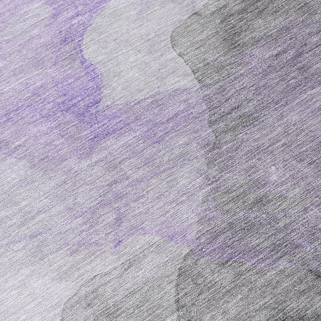 Addison Chantille ACN2109 Abstract Machine Made Transitional Lavender Rug