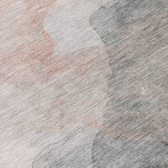 Addison Chantille ACN2109 Abstract Machine Made Transitional Salmon Rug