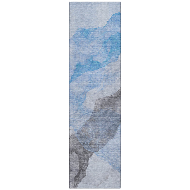 Addison Chantille ACN2109 Abstract Machine Made Transitional Sky Rug