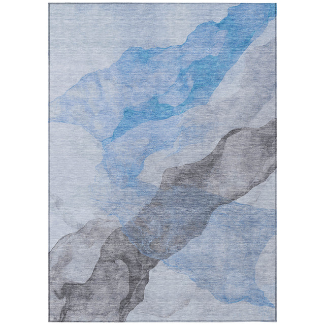 Addison Chantille ACN2109 Abstract Machine Made Transitional Sky Rug