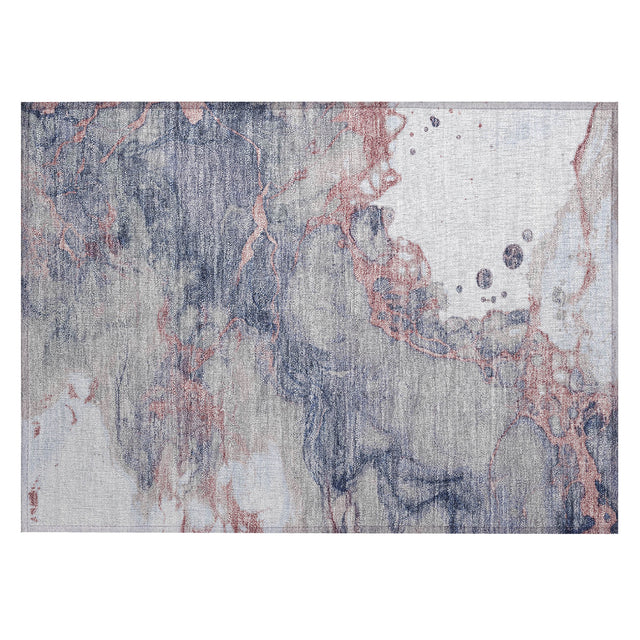 Addison Chantille ACN2110 Abstract Machine Made Transitional Blush Rug