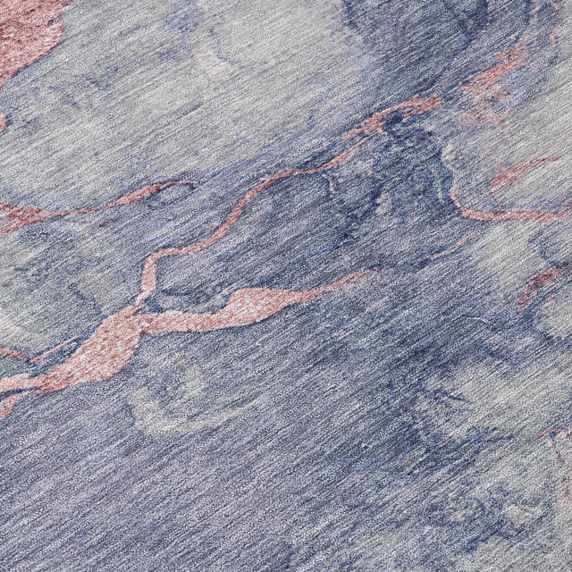 Addison Chantille ACN2110 Abstract Machine Made Transitional Blush Rug