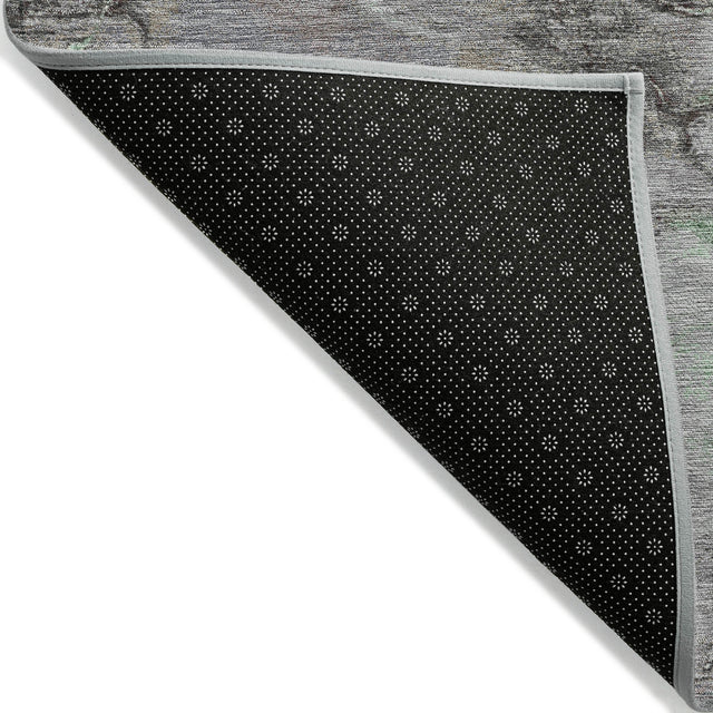 Addison Chantille ACN2110 Abstract Machine Made Transitional Green Rug