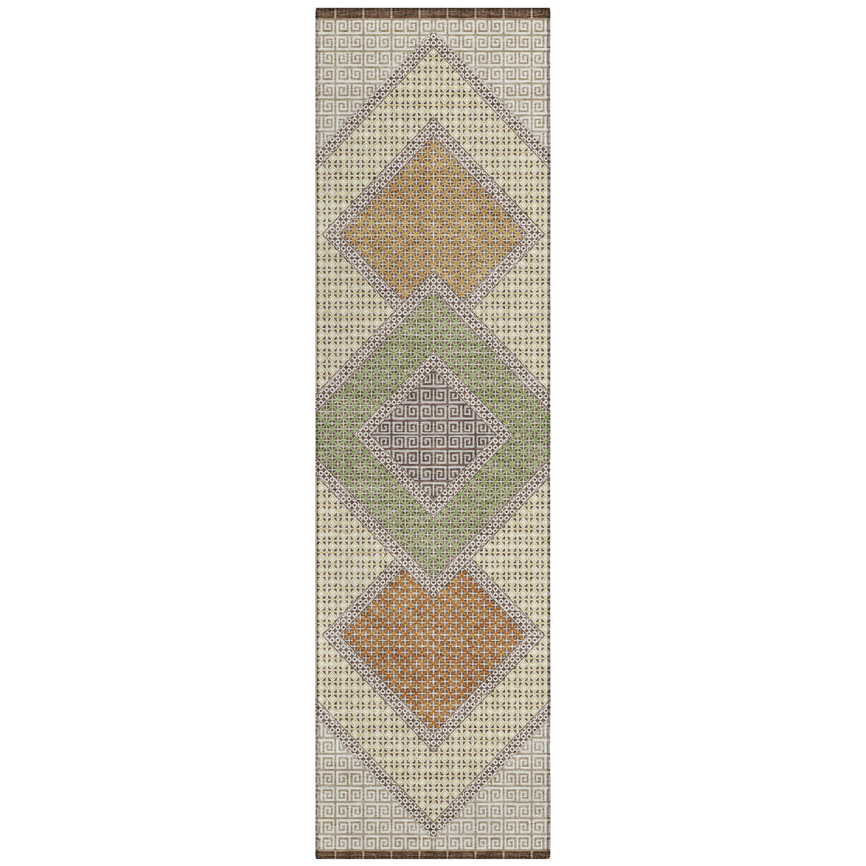Addison Chantille ACN2111 Geometric Machine Made Transitional Brown Rug