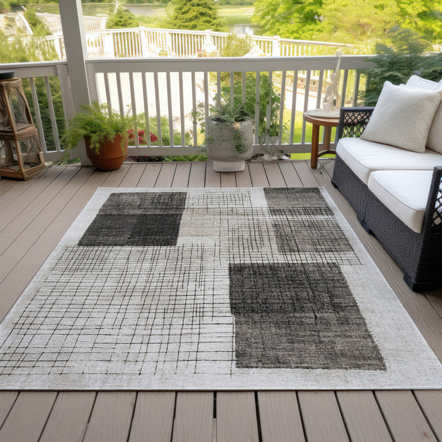 Addison Chantille ACN2112 Geometric Machine Made Transitional Ivory Rug