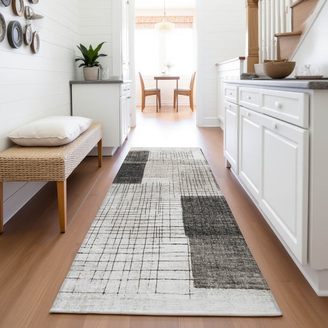 Addison Chantille ACN2112 Geometric Machine Made Transitional Ivory Rug