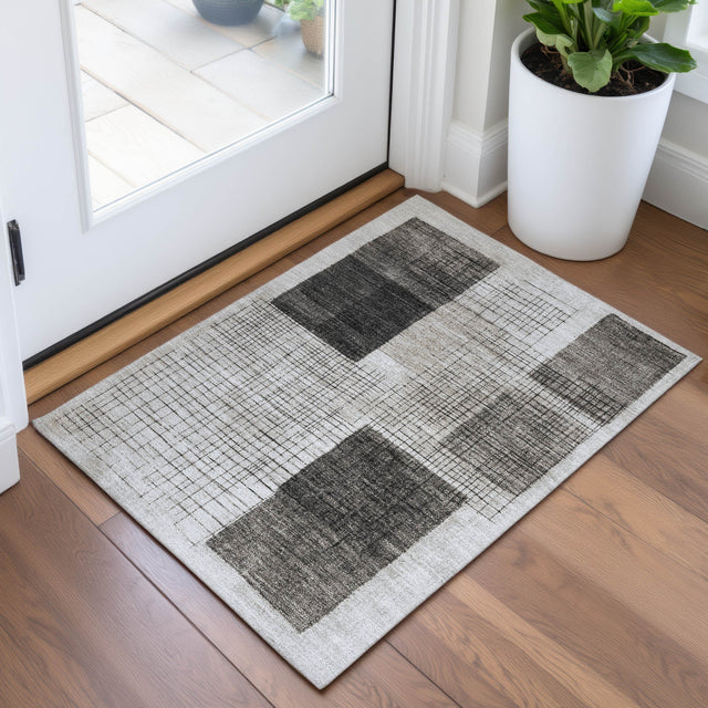 Addison Chantille ACN2112 Geometric Machine Made Transitional Ivory Rug