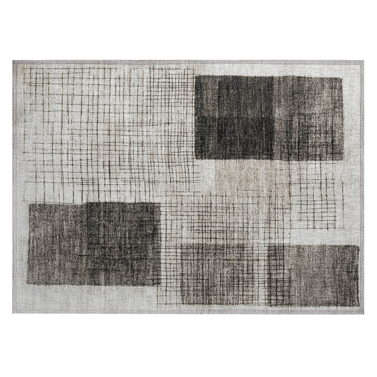 Addison Chantille ACN2112 Geometric Machine Made Transitional Ivory Rug