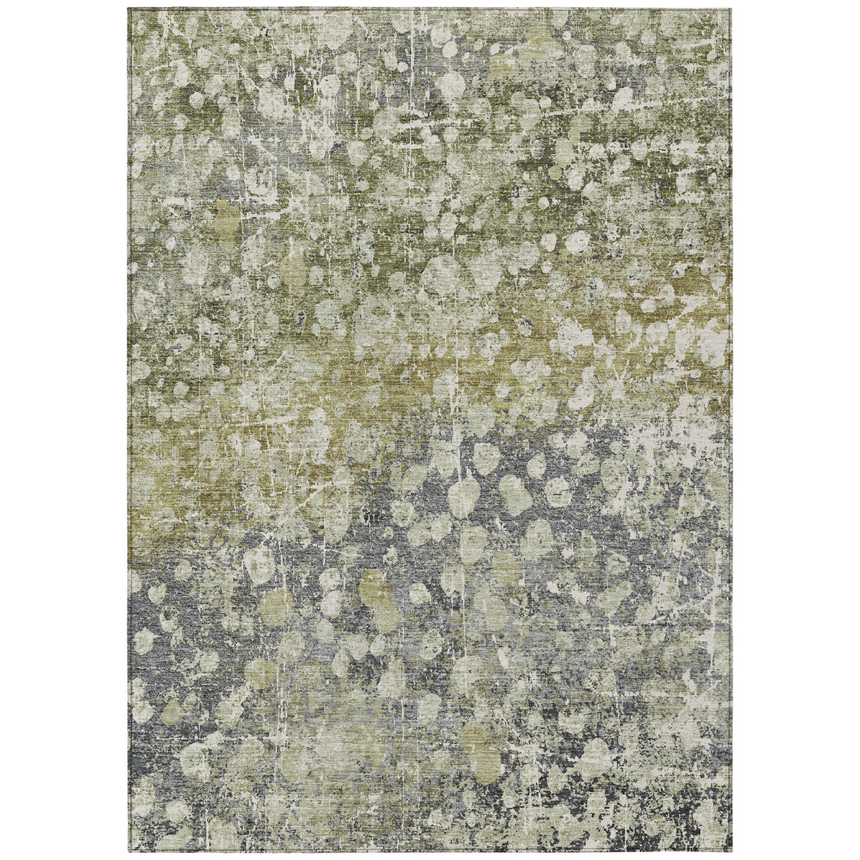 Addison Chantille ACN2113 Abstract Machine Made Transitional Olive Rug