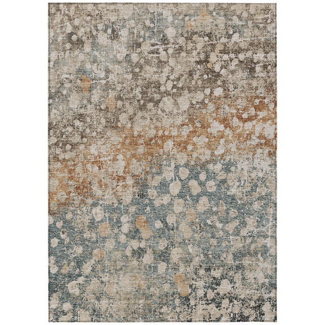 Addison Chantille ACN2113 Abstract Machine Made Transitional Putty Rug