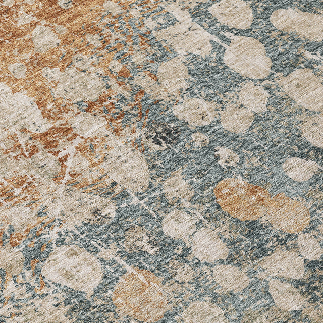 Addison Chantille ACN2113 Abstract Machine Made Transitional Putty Rug