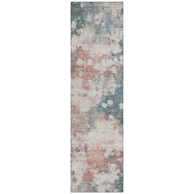 Addison Chantille ACN2114 Abstract Machine Made Transitional Coral Rug