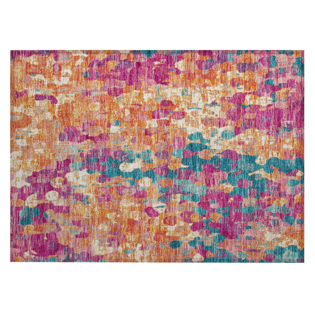 Addison Chantille ACN2115 Abstract Machine Made Transitional Blush Rug