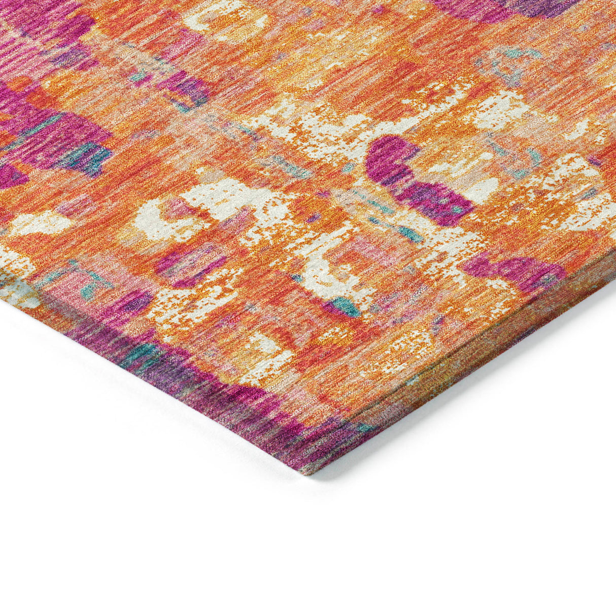 Addison Chantille ACN2115 Abstract Machine Made Transitional Blush Rug