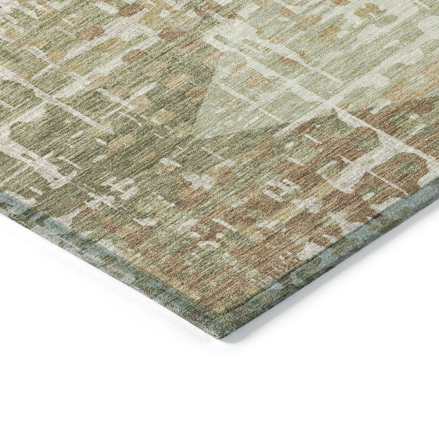 Addison Chantille ACN2116 Geometric Machine Made Transitional Fern Rug